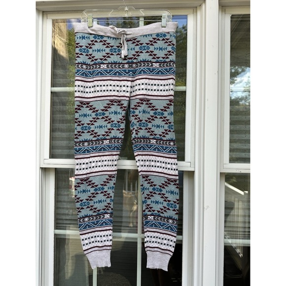 American Eagle Outfitters Pants - American Eagle Sweater Pants Jogger  Leggings Elastic Waist Size Large